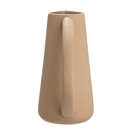 Pichet moderne en grès beige mastic carafe design Bloomingville