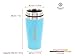 BRISA VW Collection - Insulated Stainless Steel Thermo Drinking Cup in VW Logo Design, Double-Walled (450ml/15.2 fl oz/Turquoise)