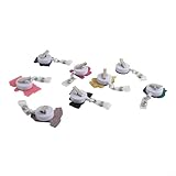 Confezione da 8 targhette retrattili per infermieri, lavoratori ospedalieri, cliniche e ambienti aziendali con ingegneria