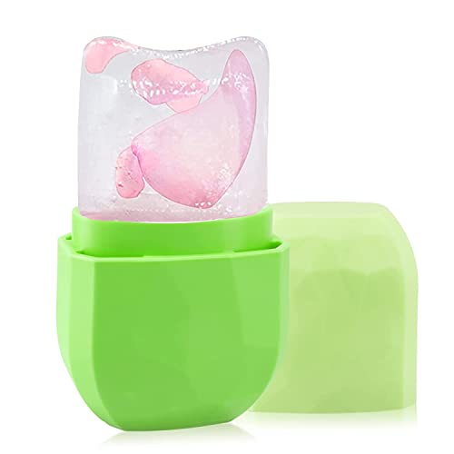 Ice Roller for Face and Eye,2023 Upgrated Diamond Ice Facial Roller,Facial Beauty Ice Roller Skin Care Tools, Ice Facial Cube, Gua Sha Face Massage, Silicone Ice Mold for Face Beauty