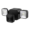 Blink Outdoor + Floodlight | Supporto con faretti HD wireless a batteria e videocamera di sicurezza intelligente, 700 lumen, rilevazione di movimento, rapida configurazione | Kit con 1 videocamera
