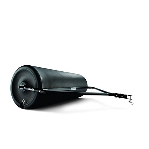 AgriFab 45-0269 18" x 48" Poly Lawn Roller, 18 by 48-Inch, Black