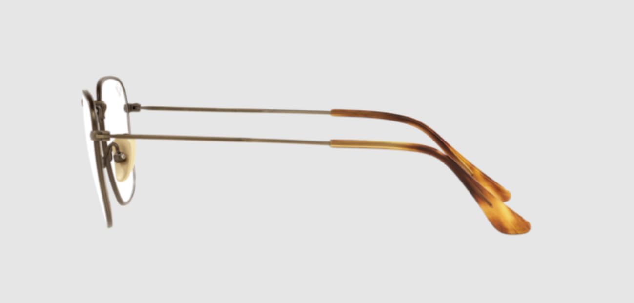 Ray-Ban Męskie Rx8157v Frank tytanowe kwadratowe oprawki okularów korekcyjnych