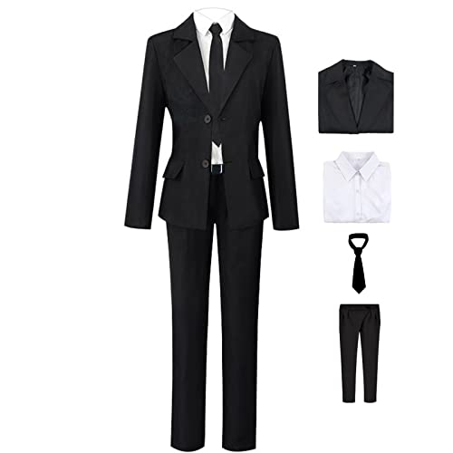 EROOLU Denji Cosplay Costume Wig Makima Uniform Suit Angel