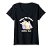 Mujer Shiba Inu Perro Descansado En Cojín Pixel Art Camiseta Cuello V