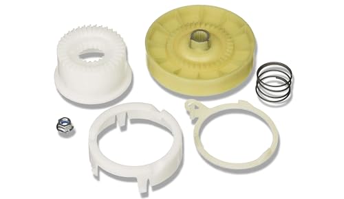 Washer Pulley Clutch Kit For Amana NTW4516FW1 NTW4516FW0 4KNTW4605FW0 4KNTW4705FW0 4GNTW4400YQ0 4GNTW4600YQ1 4KNTW4530EQ0 4GNTW4400YQ1 NTW4655EW1 NTW4705EW1 NTW4755EW1 NTW4519JW0