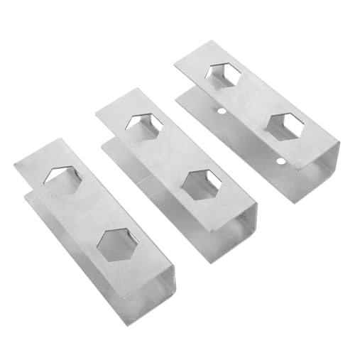 balacoo Laptop Desk Mount 3 Pack Under Desk Laptop Holders Metal Construction Storage Shelf Sturdy Compact