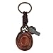 Produktbild SOIMISS Red Dead Redemption Cowgirl Kette Keychain - Brauner Eisen Tag Key Ring Retro Anhänger für Auto Zubehör Handtasche - Vintage Cowboyhut