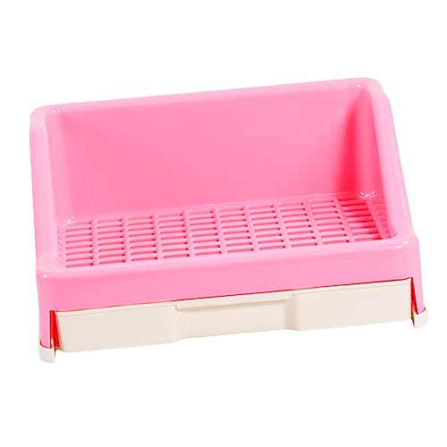 INOOMP うさぎ引き出しトイレ ロボット ゴミ ロッカー モルモットケージライナー 豚 フリース ウサギ モルモットケージアクセサリー ハムスターのくず フィーダ おもちゃ 蓋 プラスチック