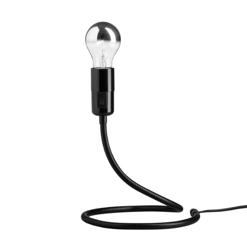 Preisvergleich Produktbild Lightworm Tischleuchte, schwarz matt LxBxH 23x23x26cm