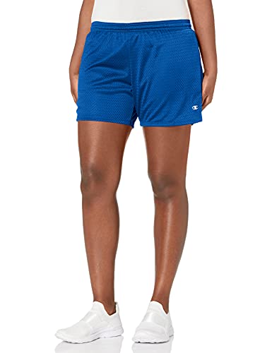 Champion Women's Mesh Short, Athletic Royal, Medium