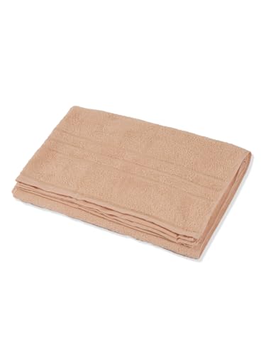 Image of Monte Carlo Essential 100% Cotton Bath Towel | 340 GSM Ultra Lightweight & Quick Dry | Soft Absorbent Large Towel 75x150 cm | Skin Friendly Daily Use Bathroom Towel for Men & Women (Soho) | Chestnut