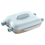 Maisdämpfer für die Mikrowelle tragbarer Kolbenkocher mit Deckel Dampfgarer spülmaschinenfest perfektes Küchenzubehör für Wohnheim Reise (Blue, One Size)