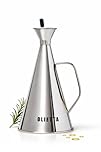 Olietta Oil Dispenser Stainless Steel Non Drip Leak Proof No Mess Olive Oil & Vinegar Pourer & Kitchen Drizzler Bottle 1000ML 1 Litre Great for Pouring & Drizzling Easy to Clean & Leakproof