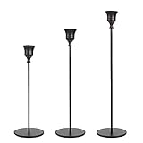 [Gama de aplicaciones] Este juego de portavelas es adecuado para velas y velas cónicas. Se pueden colocar en la sala de estar, dormitorio, bar, en tu mesa de comedor o mesa de café. Te ayudará a crear un ambiente romántico para bodas, decoración del hogar, ceremonias y aniversarios. También es un regalo ideal para cumpleaños, Navidad, Año Nuevo, Acción de Gracias u otras ocasiones especiales para familiares y amigos.