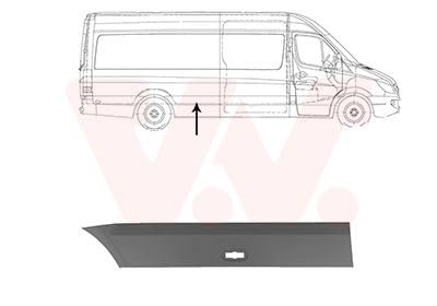 VAN WEZEL Baguette décorative/de protection, paroi latérale 5862428