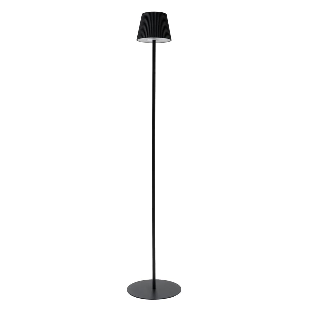 LITECRAFT Elowen Floor Lamp Rechargeable Touch Sensitive Integrated LED - (Black)