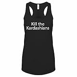 Kill The Kardashians X-Large Black Womens Racerback Tank Top