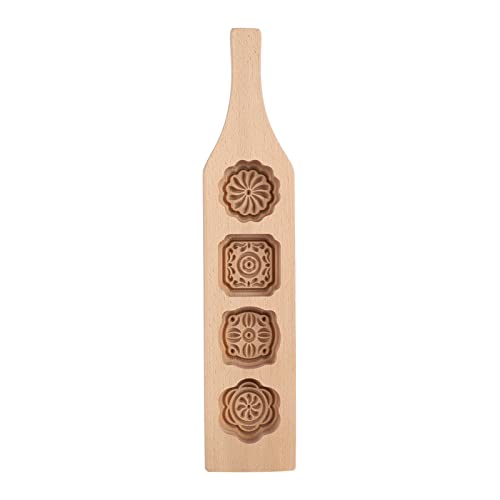 HAOHIZE Modèle de biscuit en bois pour la cuisson, motif de gâteau de lune ou timbres à biscuits Dieer Modèle de gâteau de lune chinois, Tampon à biscuits en bois avec fleurs (HAOHIZEFln-01) HAOHIZE Modèle de biscuit en bois pour la cuisson, motif de gâteau de lune ou timbres à biscuits Dieer Modèle de gâteau de lune chinois, Tampon à biscuits en bois avec fleurs (HAOHIZEFln-01)