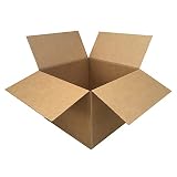UOFFICE Moving Boxes Bundle, 6 Large Boxes for Moving, Packing and Storage, Brown Corrugated Cardboard 20 x 20 x 15"