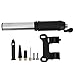 Yuecoom Mini Bicycle Pump,Bicycle Hand Pump Bike Cycling Air Pump Aluminum Alloy Tire Air Inflator Pump Suitable for Bike Bicycle