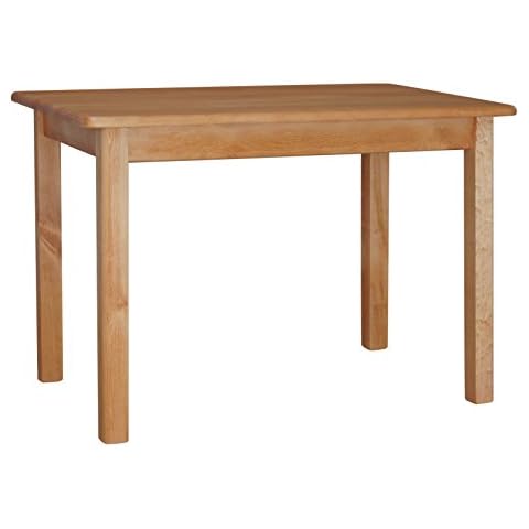 koma Esstisch Küchentisch Speisetisch Kiefer Tisch massiv Restaurant 70 x 100cm Alder Farbe Cover