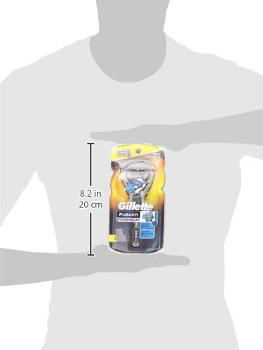 Gillette Fusion ProShield Chill Men's Razor with Flexball Handle and 2 Razor Blade Refills, Mens Razors/Blades
