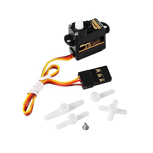 Image of 5PCS 2G Plastic Gear Mini Servo, 3.7-4.2V RC Micro Coreless Motor Digital Servos Kit for Fixed-Wing Helicopter Airplane Drone 1 /24 RC Car Model Boat Robot Toy