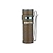 Olight S1R II 1000 Lumens CW LED Single IMR16340 Powered Upgraded Magnetic USB Rechargeable Side-switch EDC Flashlight with Battery (Desert Tan)