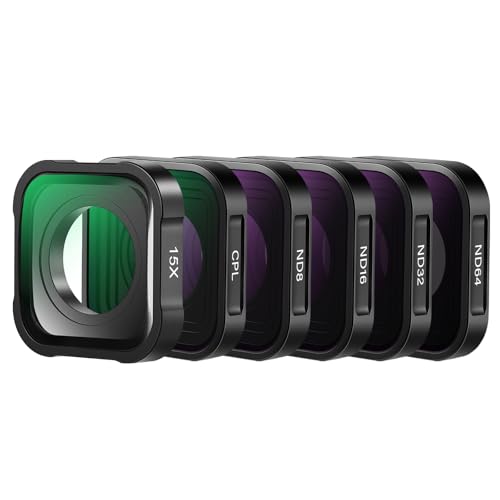 Filtres ND pour GoPro Hero 13 résolvant les vidéos surexposées avec objectif macro