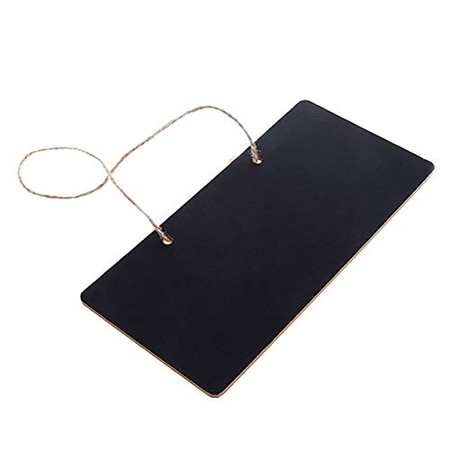 Kleine Kreidetafel Schild mit Schnur zum Aufhängen, Mini-Kreidetafel-Schilder, wiederverwendbar, Kreidetafel-Set für Nachrichten, Memo-Tafel, Zuhause, Party, Hochzeit, Dekoration Cover