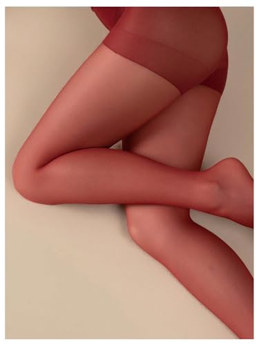 Image of WDIRARA Women's Sheer Tight High Waisted Stockings Party Club Pantyhose
