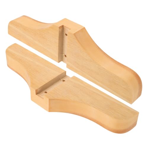 minkissy 2 Piezas Soporte de Base de Muebles de Madera Estilo Japonés, Plegable y Fácil de Transportar, para Separador de Ambientes Interior en Hogar y Hotel