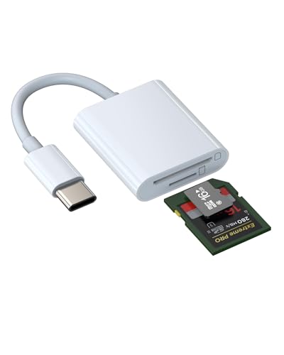 Adattatore USB C Lettore di Schede SD e Micro SD