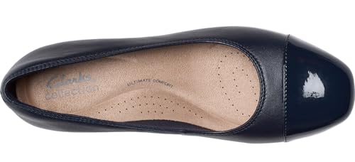 Clarks Clarks Womens Iridessa May Navy Leather7 Medium