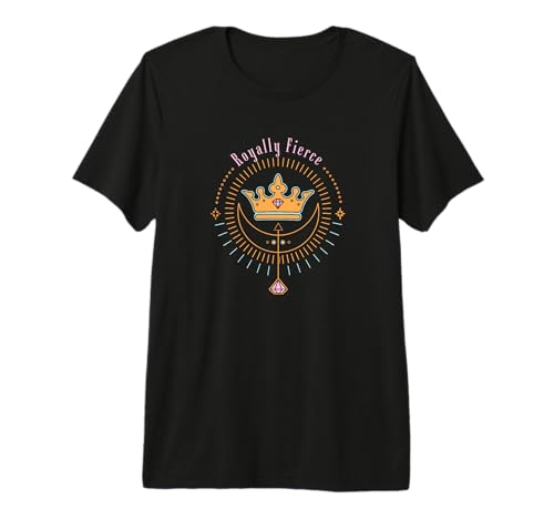 T-shirt Disney Princess Royalty Fierce haut premium en coton pour femme
