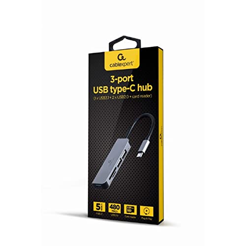 HUB USB Type-C 3 Ports USB 3.1 Et USB 2.0 avec Lecteur de Carte