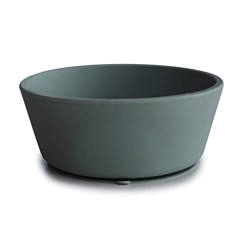Image of mushie Silicone Suction Bowl | BPA-Free Non-Slip Design (Dried Thyme)