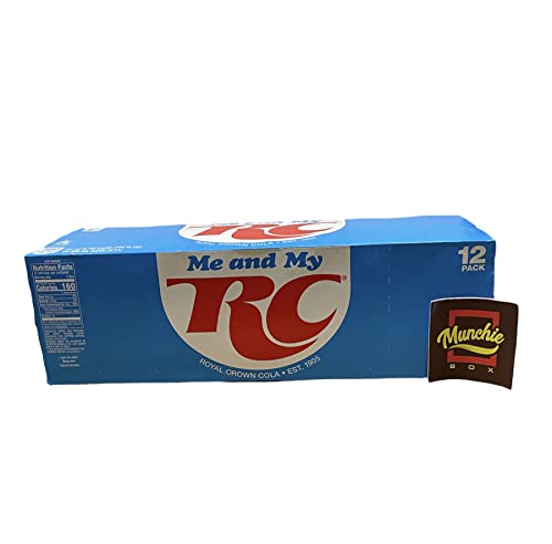RC Royal Crown Cola Reserve - Munchie Box Stash - Cans or Bottles (Pack of (12) 12 Oz Cans)