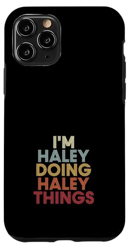 Haley Name Haley Personalized Name First Given �X�}�z�P�[�X iPhone 11 Pro �p