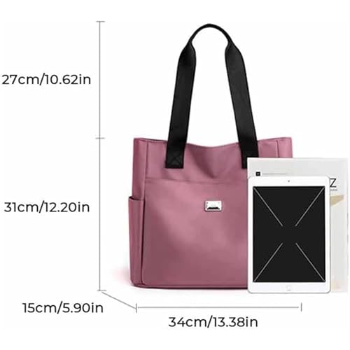 Gloryboom Shoulder Bag, Gloryboom Tote Bags for Women, Large Capacity Water Repellent Multi Pocket Nylon Shoulder Bag2