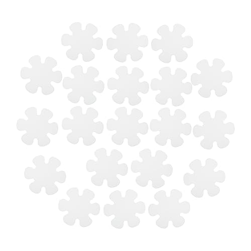 PRETYZOOM 20Pcs Non Slip Shower Stickers Adhesive Slip Bath Decals for Safety and Wear Resistant for Bathrooms Tubs Pools and Stairs Floral Design