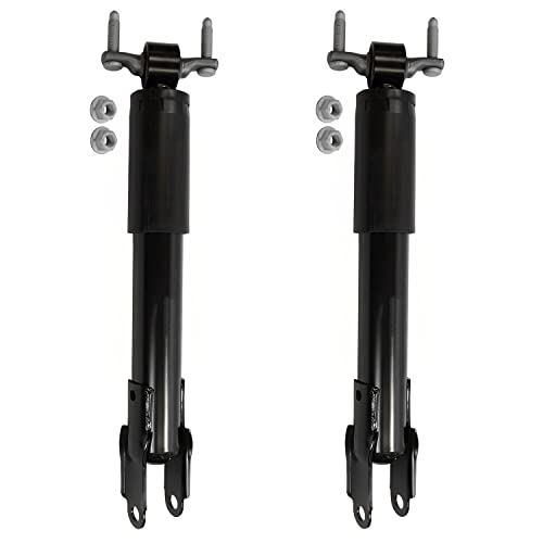 Image of Detroit Axle - Front 2pc Shock Absorbers for 2011-2024 Chevrolet Silverado GMC Sierra 2500 HD 3500 HD, 2 Shock Absorbers 2012 2013 2014 2015 2016 2017 2018 2019 2020 2021 2022 2023 Replacement