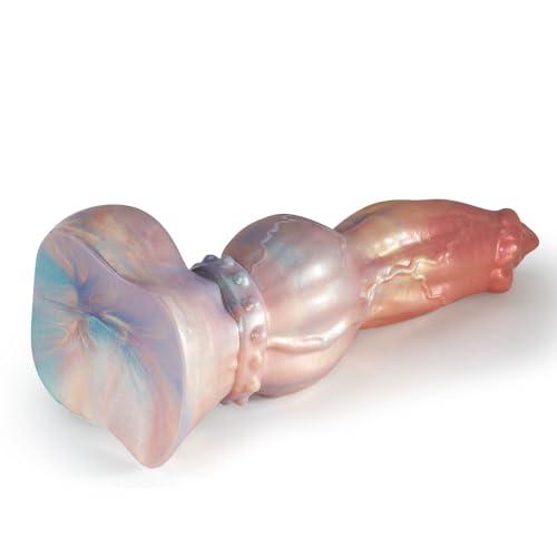 Image of 14 Inch Huge Thick Monster Dildo, XXXL Big Fantasy Knot Dildos | 4.1'' Diameter, Strong Suction Cup, Silicone Material, Giant Size, For G-Spot Anal Play, Adult Sex Toys, For Women Men Gay
