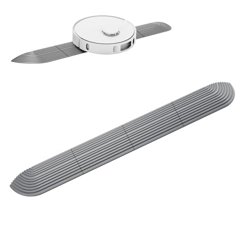 Threshold Doorway Ramp for Robot Vacuums, 0.63" Rubber, Gray