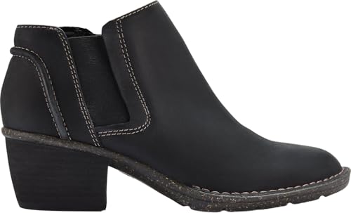 Bottes Kastela Lo Clarks pour femme en cuir noir confortable