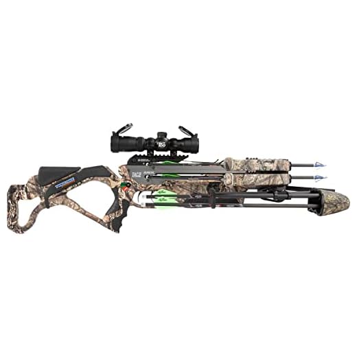 EXCALIBUR TwinStrike TAC 2 Accurate Durable Safety Hunting Archery Crossbow, Break-Up Country