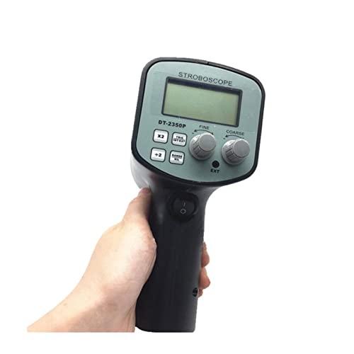 Tachymètre stroboscopique LED portable DT-2350PB pour mesure de vitesse de rotation de 50 à 40000 FPM