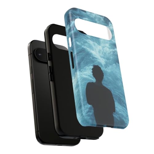 Coque Google Pixel 9 Pro vagues d'eau : protection rigide mate premium - 3
