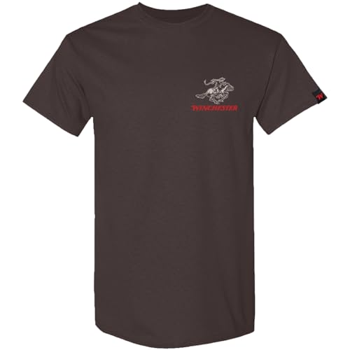 Winchester - Pro Collection - Rider in Circle Printed Short Sleeve T-Shirt for Men, Women, Unisex